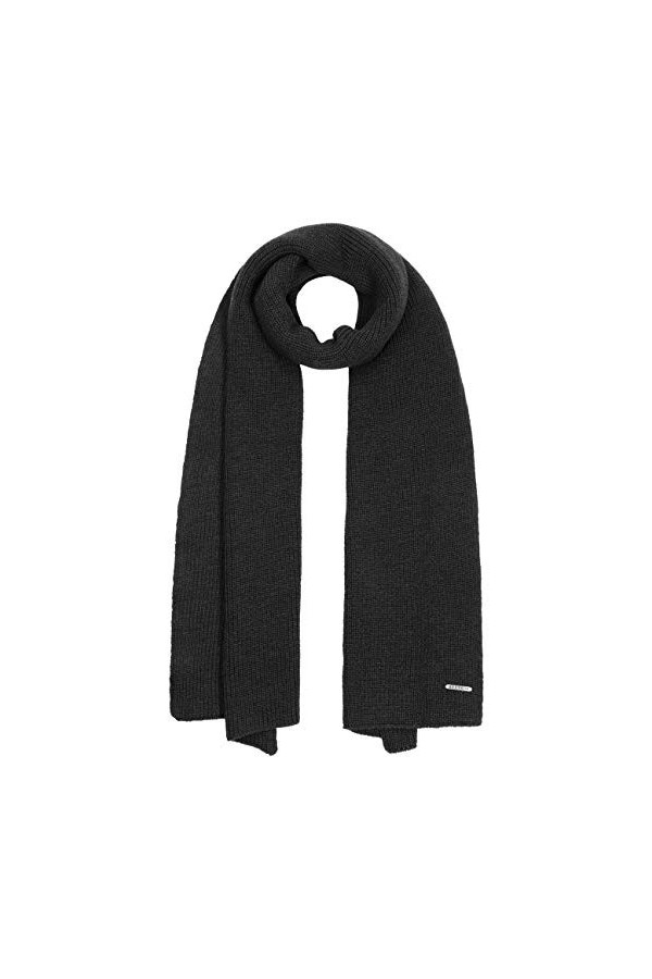 STETSON Echarpe Caledonia Merino Femme/Homme - Made in Italy echarpe en laine pour lhiver decontractee automne-hiver - taill