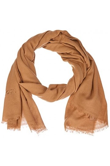 BOSS Lacore_1 Écharpe, Beige Moyen 260, Taille Unique Femme