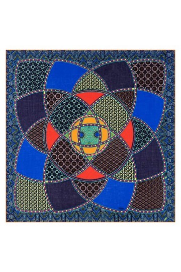 Roeckl Kaléidoscope 100 x 100 Écharpe, 555, Taille Unique Femme