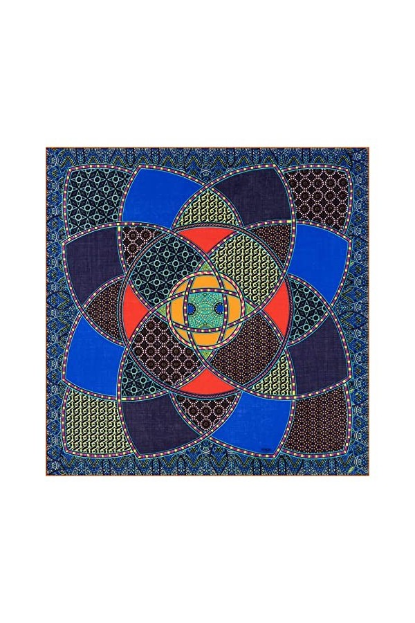 Roeckl Kaléidoscope 100 x 100 Écharpe, 555, Taille Unique Femme