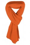 Love Cashmere Écharpe-Plaid pour Femme 100% Cachemire - Orange - Fait main à Écosse