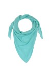 LES POULETTES - Echarpe 100% Cachemire 2 Fils Triangle Colors - Vert dEau