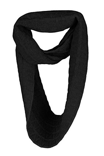 Love Cashmere Écharpe à linfini pour Femme en 100% Cachemire - Noir - Fait main à Écosse