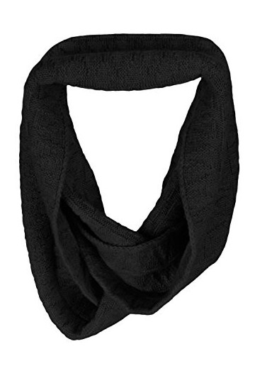 Love Cashmere Écharpe à linfini pour Femme en 100% Cachemire - Noir - Fait main à Écosse