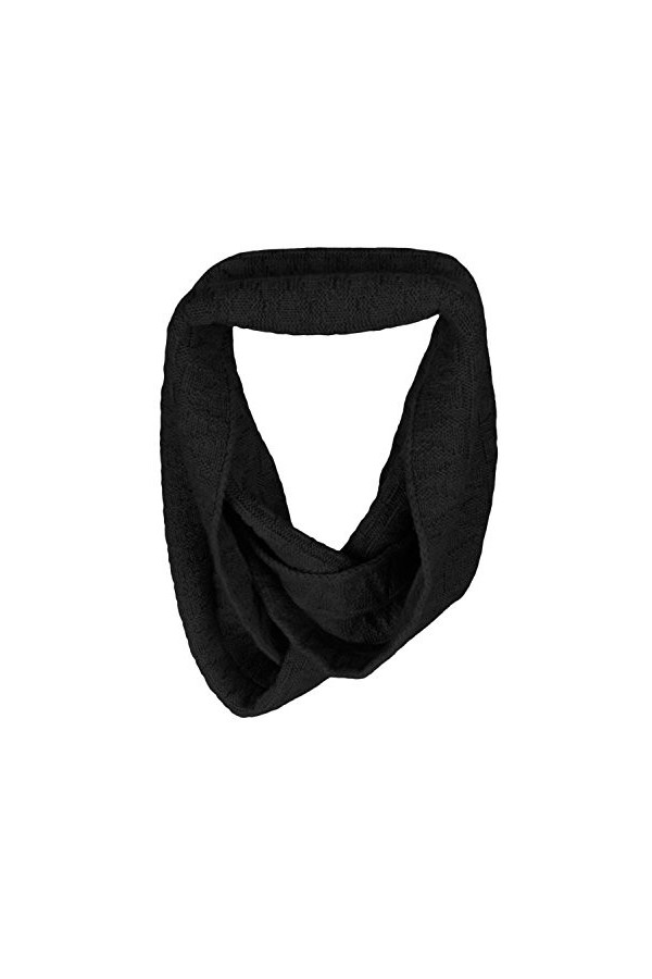 Love Cashmere Écharpe à linfini pour Femme en 100% Cachemire - Noir - Fait main à Écosse