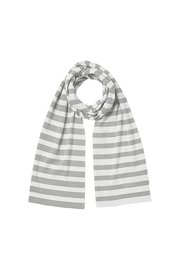 Sonia Rykiel Echarpe Femme, Blanc Naturel-Acier 151 , Taille Unique