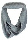 Love Cashmere Écharpe à linfini pour Femme en 100% Cachemire - Gris Clair - Fait main à Écosse
