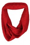 Love Cashmere Écharpe à linfini pour Femme en 100% Cachemire - Rouge Vif - Fait main à Écosse