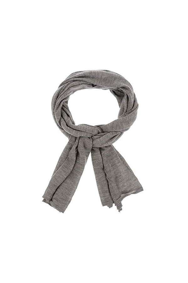 LES POULETTES - Echarpe 100% Cachemire Classics - Gris