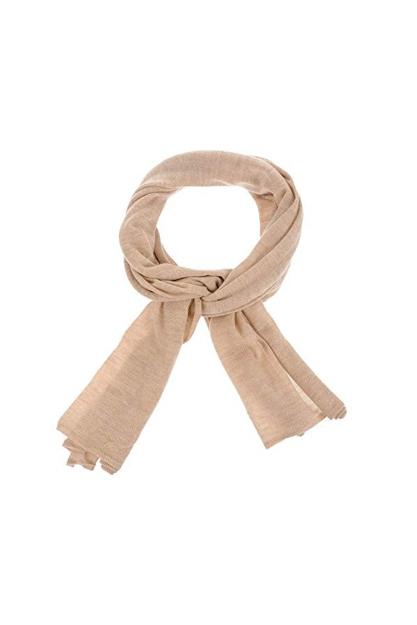 LES POULETTES - Echarpe 100% Cachemire Colors - Beige