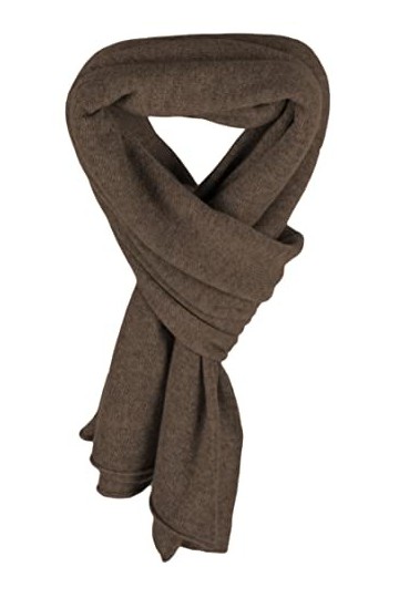 Shorts of Hawick Love Cashmere Écharpe portefeuille 100 % cachemire pour femme Marron latte Fabriqué en Écosse, Marron latte.