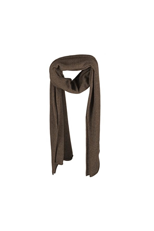 Shorts of Hawick Love Cashmere Écharpe portefeuille 100 % cachemire pour femme Marron latte Fabriqué en Écosse, Marron latte.