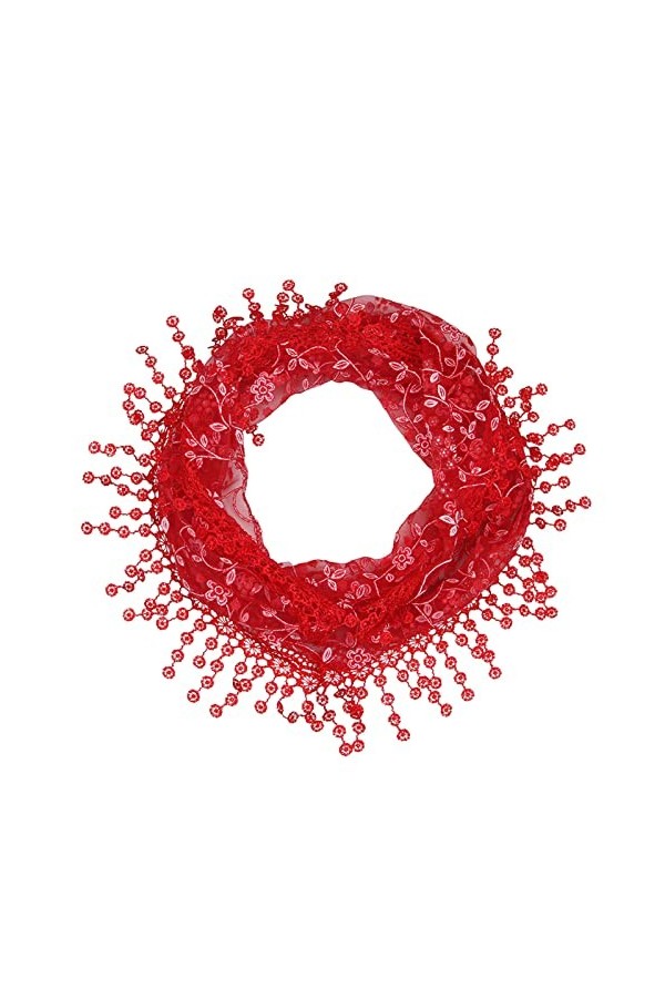 JK Home Femme Echarpe Triangle Dentelle Foulard Châle Printemps Automne