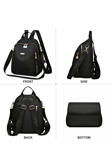 Petit Sacs à Main Portés Dos Femme, Convertible Antivol Leger Pour Fille Elegant Tendance Bandoulière Impermeable, Cartable d