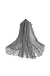 TSLRSA Gris Belle Étole Femme Châle Wrap Écharpe Brillante - Cérémonies Soirée Fêtes Mariage Cérémonie Cocktail Bal de Promo 