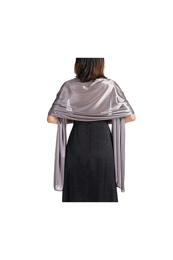 Minetom Châles Écharpes Pour Robe De Bal Soirée Mariage Cocktail Fête Rétro Dentelle Châle Wrap Boléro A Bleu Taille Unique