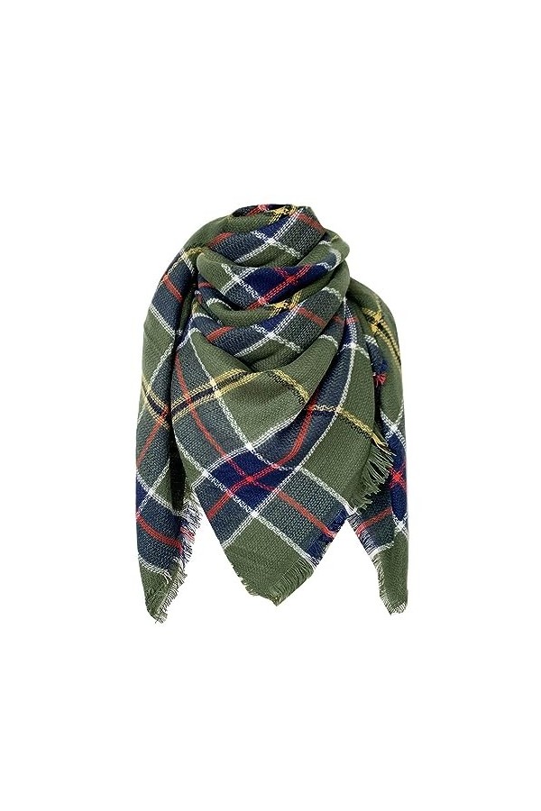 FUFUDDK Foulard Coton Femme Femmes Hommes éCharpe Chaude TricotéE éCharpe éLéGante Grande éCharpe RéTro éCharpe DHiver Class