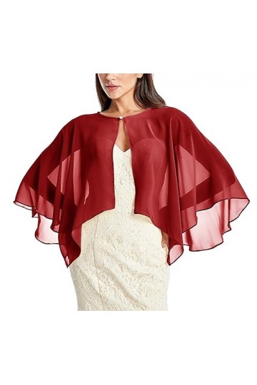 Domayking Chiffons Étole Femme Châle de Mariage Soirée Mariée Demoiselle d’honneur Foulard Écharpe Légère D’été Grande Taille