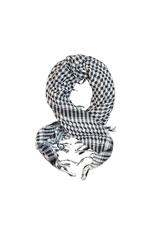 KARL LOVEN Foulard Palestinien - Keffieh - Chèche - Pashmina - Cheich - cheche AU CHOIX NEUF VERT BOUTEILLE 