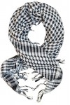 KARL LOVEN Foulard Palestinien - Keffieh - Chèche - Pashmina - Cheich - cheche AU CHOIX NEUF VERT BOUTEILLE 