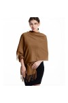 Loozykit Cachemire Grande Écharpe dHiver Femme 200 * 65 CM Pashmina Châle Wrap Chaud avec Frange Automne Elégant Etoles Cape