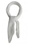Topmode Foulard carré 70cm couleur unie Femmes/Enfants Blanc 