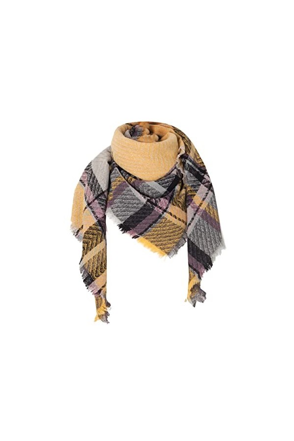Générique Echarpe Femme Hiver Châle Doux Etole Longue Énorme Foulard Écharpe Triangle Mode Châles Jolis Cadeaux