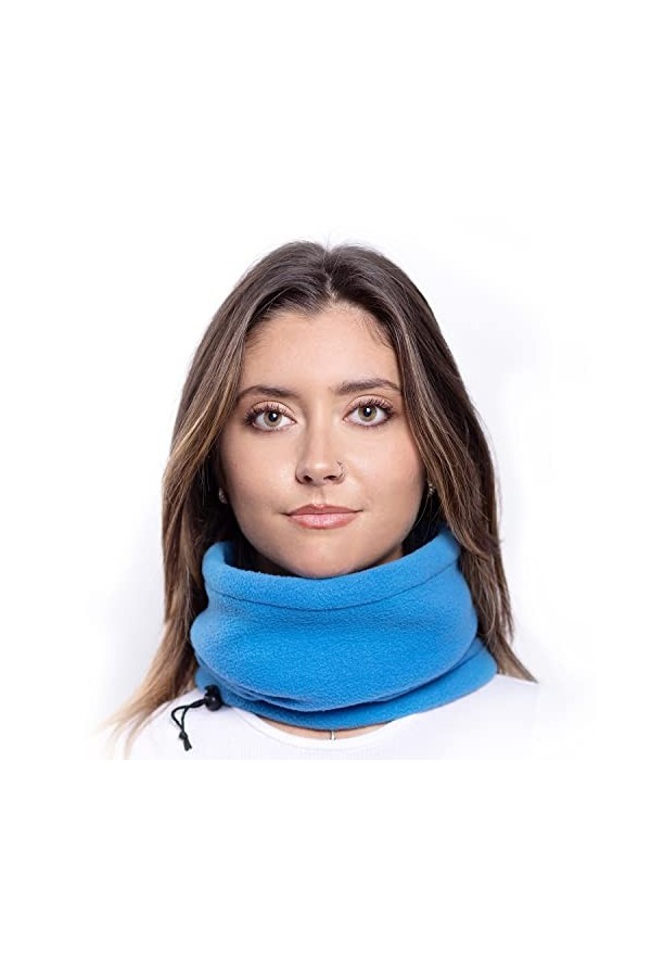 ...KARL LOVEN Tour de Cou Homme Femme Unisex Polaire Cache-Cou col Nez Hiver masque écharpe Tube Chaud épais ski cyclisme vél