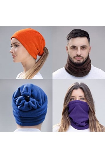 ...KARL LOVEN Tour de Cou Homme Femme Unisex Polaire Cache-Cou col Nez Hiver masque écharpe Tube Chaud épais ski cyclisme vél