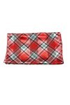 Écharpe / étole en mousseline - Motif : Tartan rouge - Pour femme