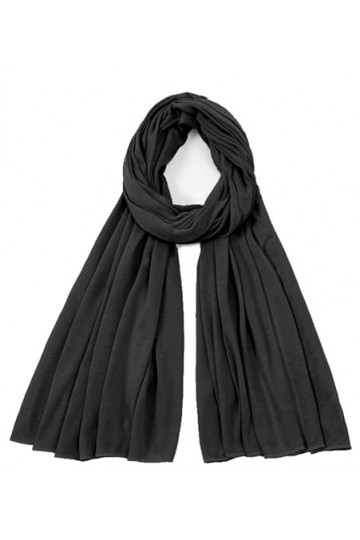 Van Der Rich ® - Echarpe Uni Étole Douce 68cm*170cm - Femme Noir 