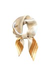 Ecroon Femme Foulard Soie Ressentir Châle/Foulards/Etole/Écharpe- Grand carré Satin Cadeau Lady