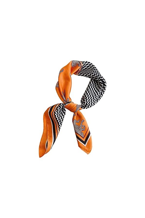 CCAIPU écharpe en soie pour femme - écharpe en soie de haute qualité, 100% imitation soie, peut être combinée avec une grande