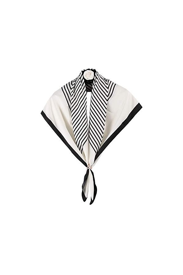 Bellette Femme Fichus et Foulards de tête Foulard Elégant Etoles Chale Echarpe Bandana Châle 90 * 90cm