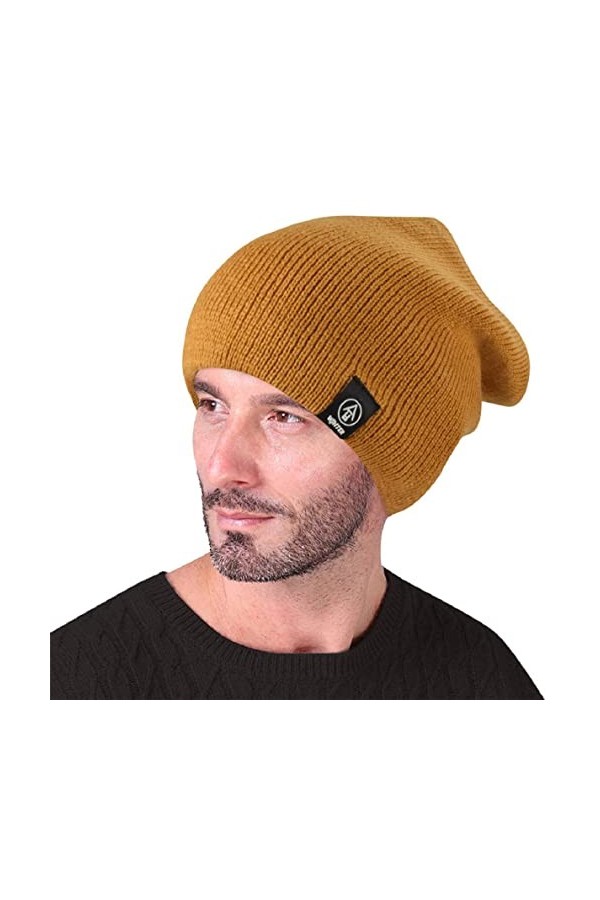 Yuson Girl Hiver Col Écharpe Femme et Homme Tour de Cou Chaud Tricot Foulard avec Doublé Polaire Cache-Col Epaisse Écharpe Tu