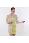 SWAT PANY Pashmina Châle Étole Femme Étole Robe De Soirée Festive Châle Beige