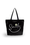 AOKSUNOVA sac shopping sac en tissu pliable sac en tissu imprimé cabas design paresseux pliable 43 x 35 x 10 cm