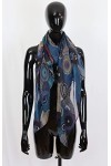 Van Der Rich ® - Foulards Écharpe Dessin Fleurs dimension: 180cm*80cm - Femme 29-Canard, TU 