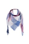 Femme Écharpe,Fille Châle Foulard,Foulard Triangle,Echarpe Triangle Tricotée,Écharpe Triangle,Echarpe A Carreaux,Écharpe Chal
