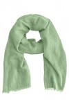 Écharpe/étole/couvre-épaule femme 100 % Viscose élégant doux cod. 2302 , Vert thé, Taille unique