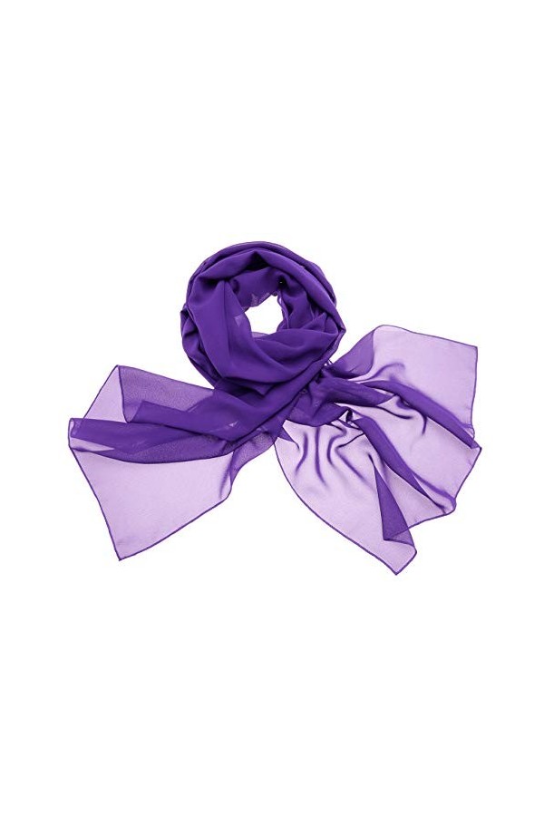 Dresstells, Femme pashmina châle écharpe étole en mousseline polyester printemps/été,Vert,190cm×70cm