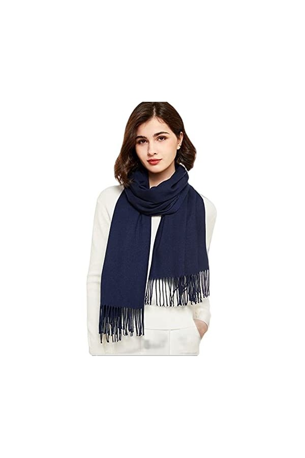 Vakkery Pashmina Écharpe&nbsp;Dames Mariage Étole Châle Doux De Couleur Unie Châles pour Femmes