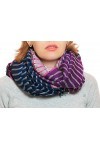 Ufash Écharpe Foulard Homme, en laine, Pashmina - élégante et particulièrement douce, du Pendjab, Inde - 180 x 70 cm, Violet