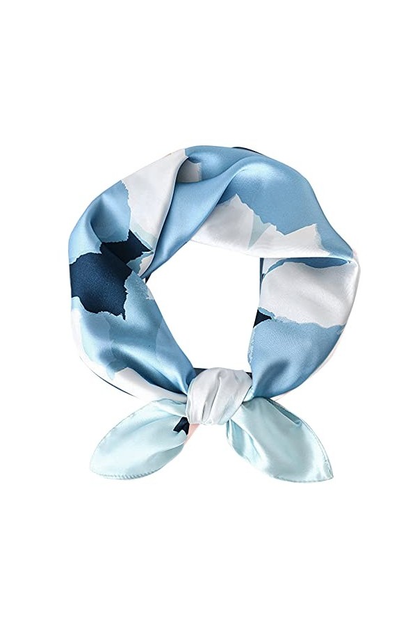 Femme Fille Foulard Carrée en Soie Synthétique Petit Foulard Carré Foulard pour Cheveux Accessoires pour Cheveux Foulards Élé