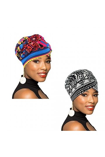 Foulard turban long africain pour cheveux style bohème, Z-gingembre, taille unique