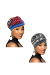 Foulard turban long africain pour cheveux style bohème, Z-gingembre, taille unique