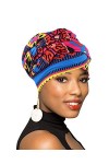 Foulard turban long africain pour cheveux style bohème, Z-gingembre, taille unique