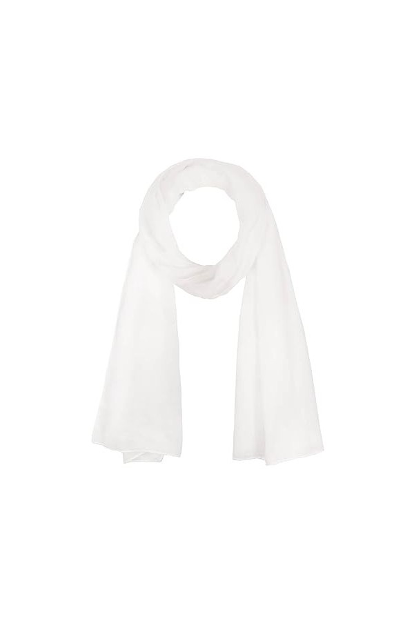Chèche Echarpe Foulard Trendy 100% Coton - Beige - Taille 180 x 50 cm - Chèche Femme et Chèche Homme