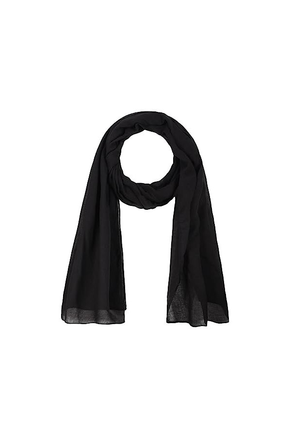 Chèche Echarpe Foulard Trendy 100% Coton - Beige - Taille 180 x 50 cm - Chèche Femme et Chèche Homme