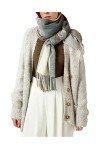 YAMEE grosse echarpe femme Hiver Elégant Châle Chaud Carreaux 65 * 180CM Foulard Long Cape Réversible